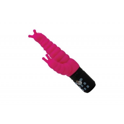 VIBRADOR ELEGENTE DE FINA SILICONA MULTI-ORGASMICO UTILIZA BATERIA CUADRADA DE 9 V. SE SURTE EN EL COLOR VARIADO.