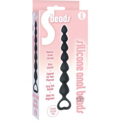 BEADS SILICONE ANAL BEADS IC23092